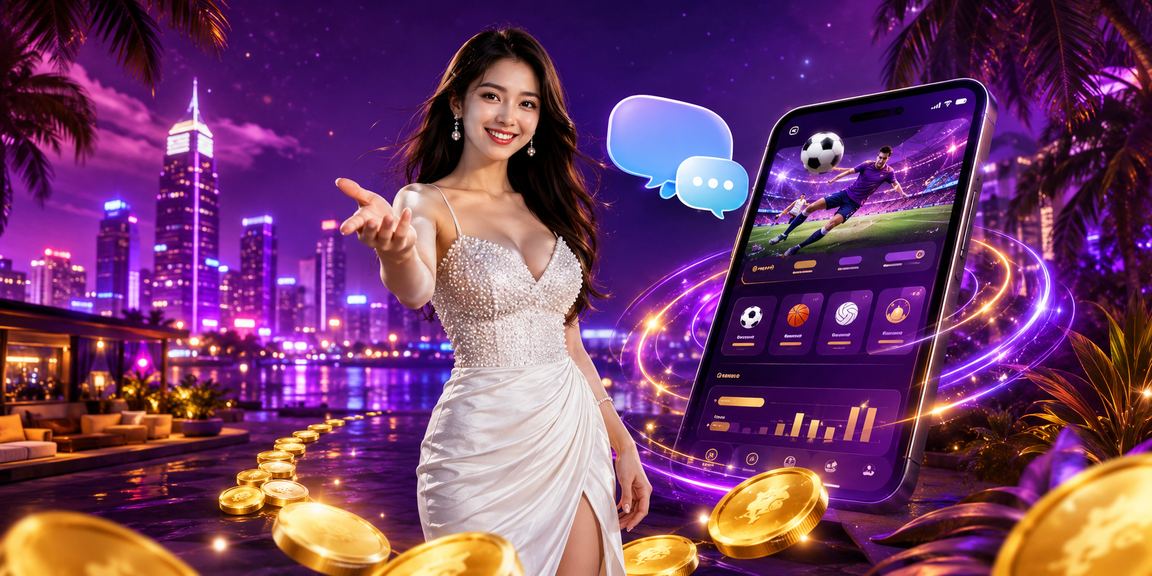 Màn hình đăng ký tài khoản cá cược thể thao tại TP. Hồ Chí Minh về đêm