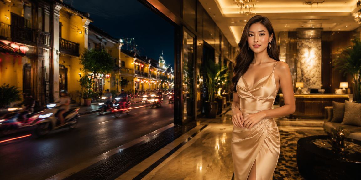 Không gian đêm Hội An rực rỡ gợi lên trải nghiệm cá cược sôi động tại viet68