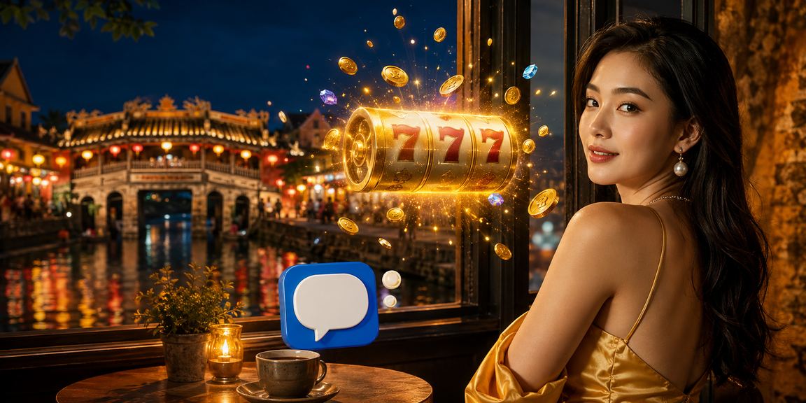 Không khí sòng bài casino sôi động với ánh đèn rực rỡ đặc trưng của viet68